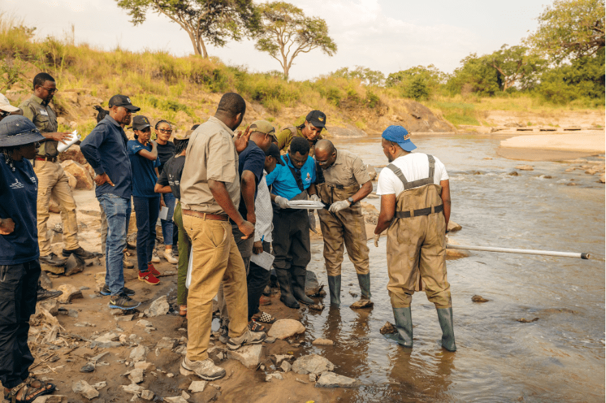 Macroinvertebrates sampling and outreach program in Grumeti, Tanzania