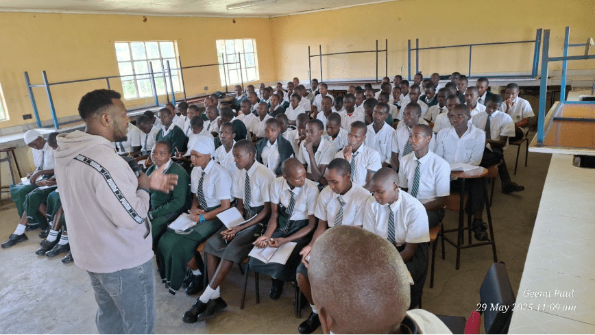 Outreach program on freshwater insects and their use as bioindicators at Kiptulwo High School