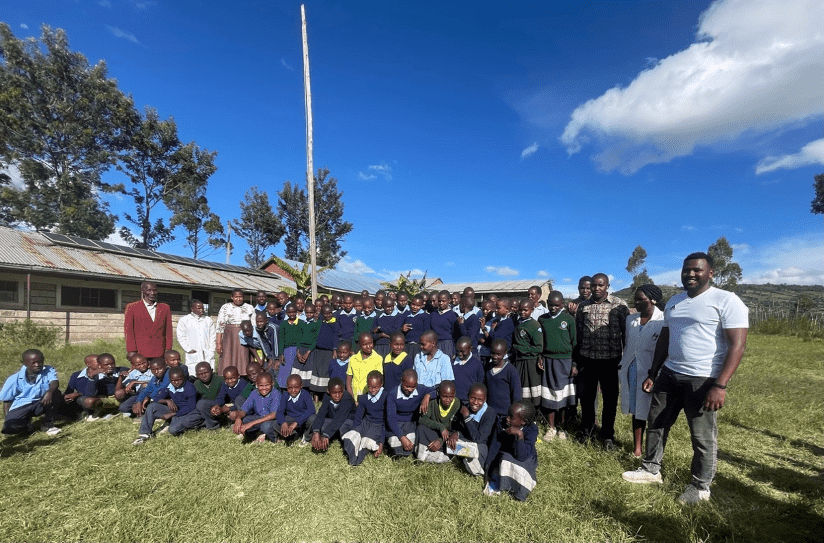 Outreach program on freshwater insects and their use as bioindicators at Olerai Comprehensive School. 